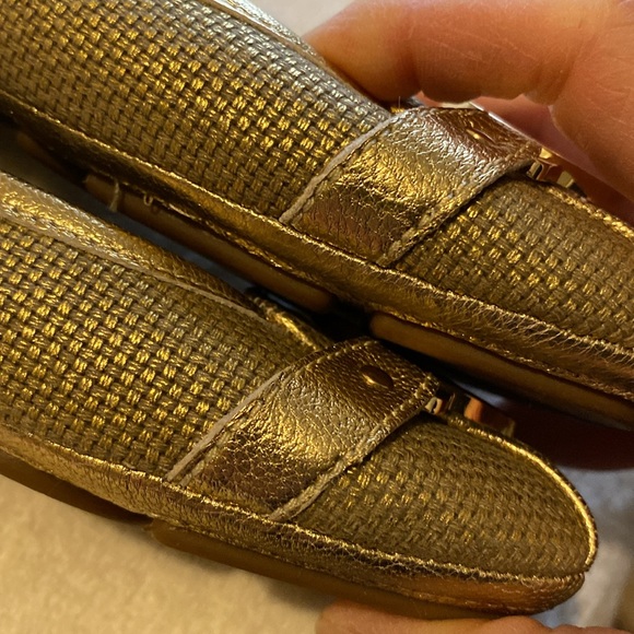 Nice! MK Moccasins/Flats. Gold Leather. VGUC Sz. 7M - Picture 13 of 13